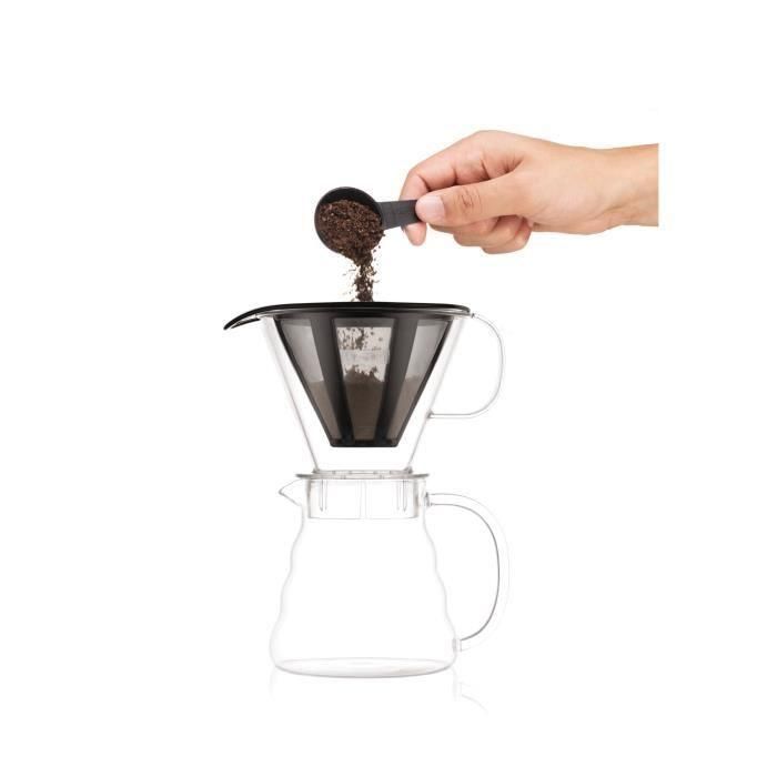 Cafetera - BODUM - Melior - Filtro de malla permanente de acero inoxidable - 5 tazas - 0,6 l - Transparente 1 Cafetera - BODUM - Melior - Filtro de malla permanente de acero inoxidable - 5 tazas - 0,6 l - Transparente 1