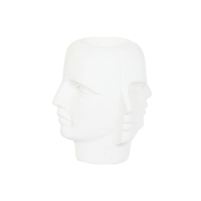 Macetero Moderno DKD Home Decor Blanco 49 x 50 x 49 cm