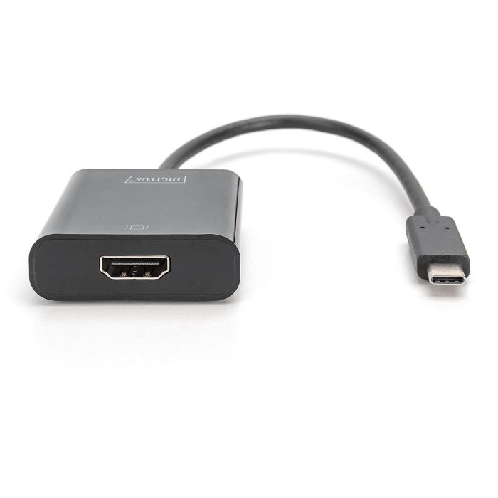 Digitus Adaptador Gráfico USB-C 3.2 Gen 1 a HDMI - Convertidor de Vídeo Externo, Negro 1 Digitus Adaptador Gráfico USB-C 3.2 Gen 1 a HDMI - Convertidor de Vídeo Externo, Negro 1