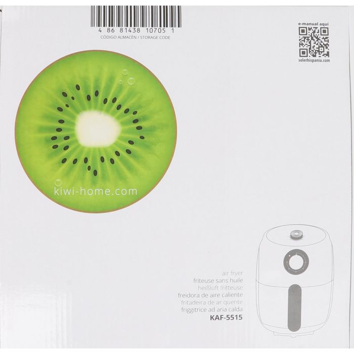 Freidora de Aire Kiwi 2L 1000W - Sin Aceite (2 Unidades) 4 Freidora de Aire Kiwi 2L 1000W - Sin Aceite (2 Unidades) 4