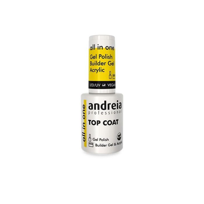 Andreia Professional All In One Top Coat - Alto brillo y elevada resistencia - 105 ml Andreia Professional All In One Top Coat - Alto brillo y elevada resistencia - 105 ml