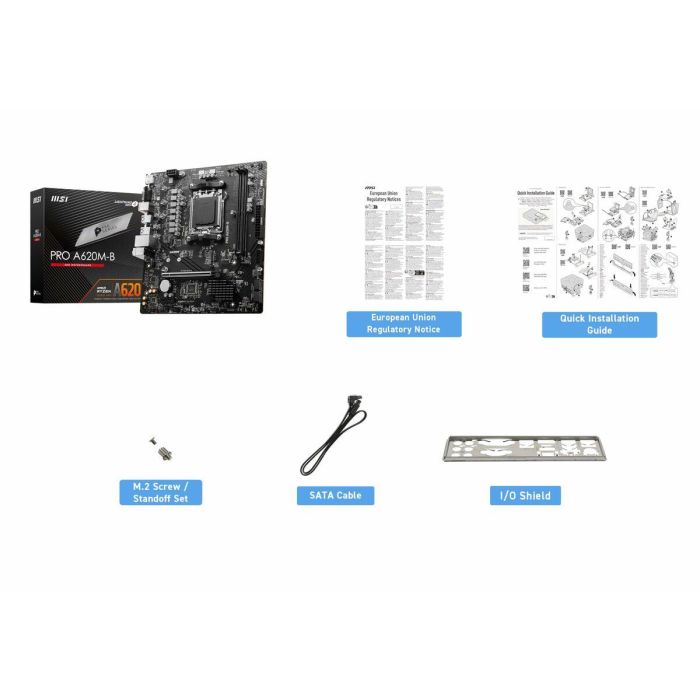 Msi Placa Base PRO A620M-B Ranura micro ATX AM5
