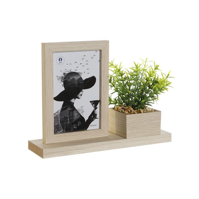 Marco Foto 10X15 Scandi DKD Home Decor Natural 7 x 19 x 25 cm (4 Unidades)