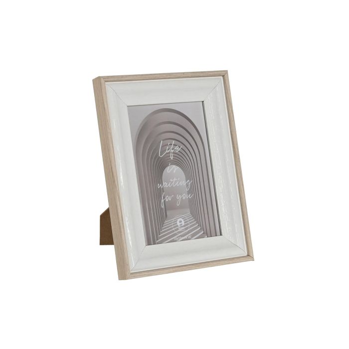 Marco Foto 10X15 Basicos DKD Home Decor Blanco Natural 2.1 x 20 x 15 cm