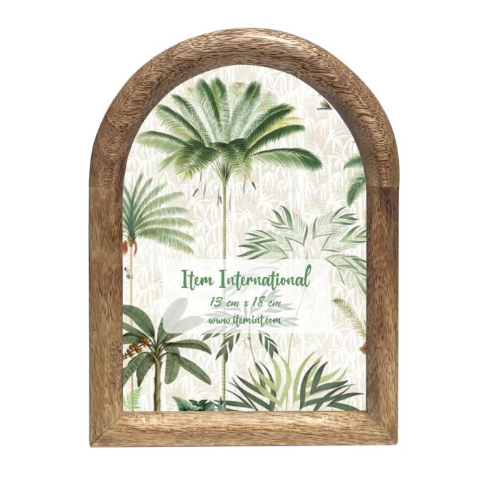 Marco Foto 13X18 Tropical DKD Home Decor Natural 2 x 20 x 15 cm