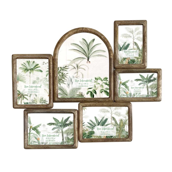 Marco Multifoto Tropical DKD Home Decor Natural 2 x 47 x 55 cm