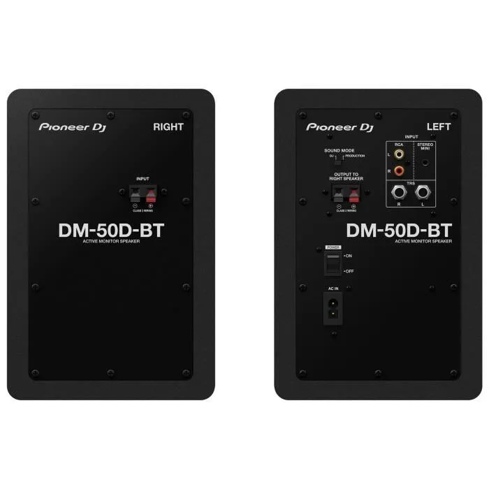 Pioneer Dj Altavoces de monitorización DM-50D-BT con Bluetooth, Bass Reflex, 2x25W, Modo DJ o Producción - Negro 2 Pioneer Dj Altavoces de monitorización DM-50D-BT con Bluetooth, Bass Reflex, 2x25W, Modo DJ o Producción - Negro 2