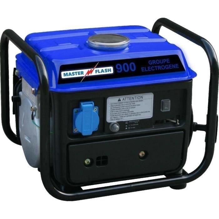 Grupo electrógeno MASTER FLASH 720W con motor de gasolina de 2 tiempos MF900