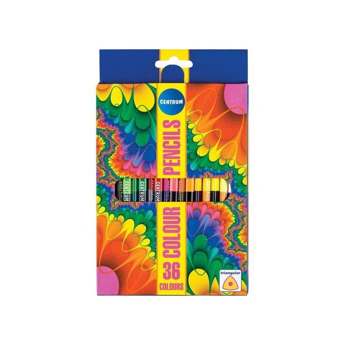 Lapices De Colores Centrum Art Bicolor Estuche De 18 (36 Colores) (Set de 12)
