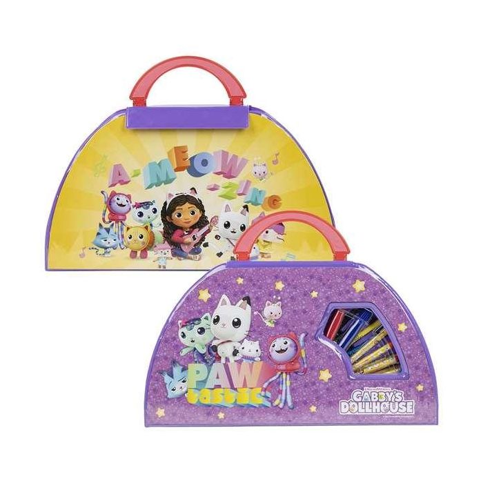 Cerdá Set Papelería Coloreable 50 Piezas La Casa de Gabby Gabby's Dollhouse 4