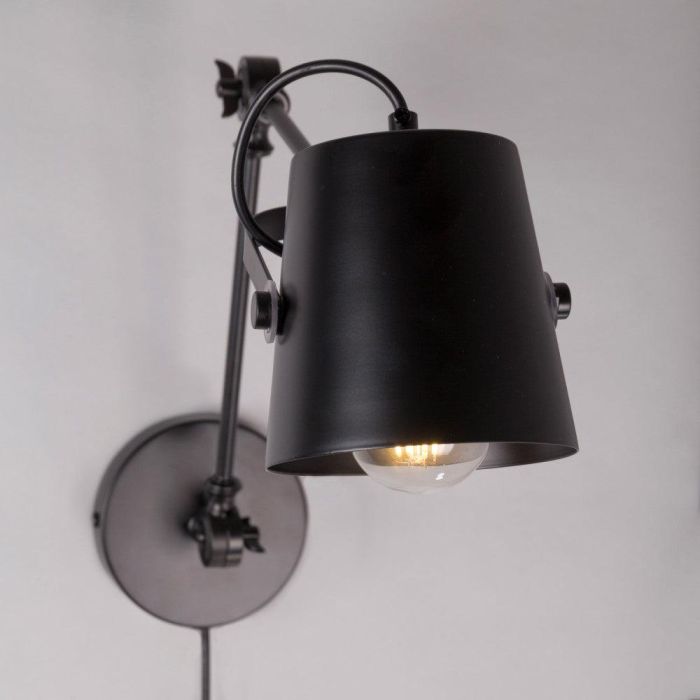 SKD-W1014 Aplique de Pared Le Havre Orientable y Ajustable E14 para Iluminación Interior Salón Dormitorio o Rincón de Lectura 4 SKD-W1014 Aplique de Pared Le Havre Orientable y Ajustable E14 para Iluminación Interior Salón Dormitorio o Rincón de Lectura 4