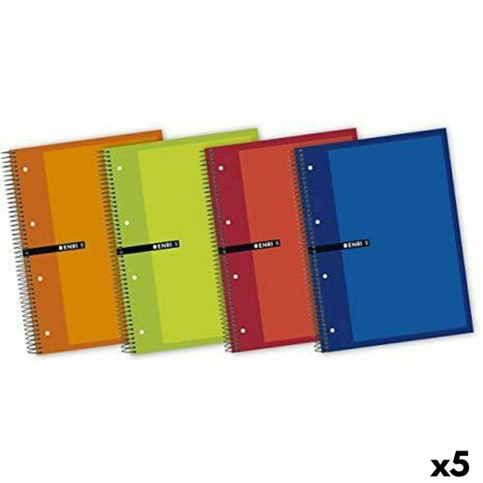 Cuaderno ENRI A4 (5 Unidades) Cuaderno ENRI A4 (5 Unidades)