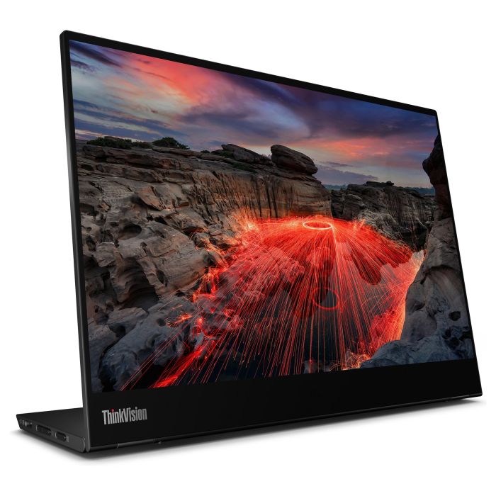 Lenovo ThinkVision M14t Gen 2 Monitor Portátil 14" IPS Touch 2.2K (2240x1400) 60Hz 6ms USB-C Negro - Incluye Base y Certificación Eyesafe
