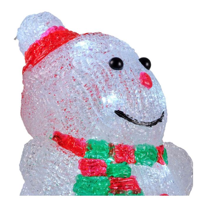 Lumineo Figura acrílica LED para interior 13x10x16cm, 16 LEDs, modelos surtidos (reno, santa, muñeco de nieve, oso) 7
