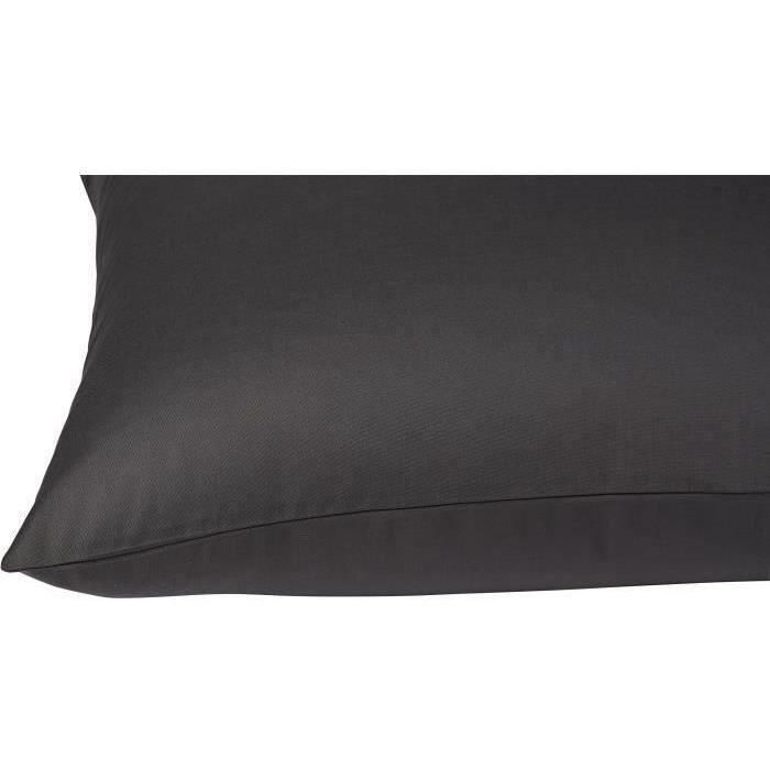 Conjunto de 2 fundas de almohadas de Dodo Square - 65x65 cm - Blanco - Hecho en Francia 2 Conjunto de 2 fundas de almohadas de Dodo Square - 65x65 cm - Blanco - Hecho en Francia 2