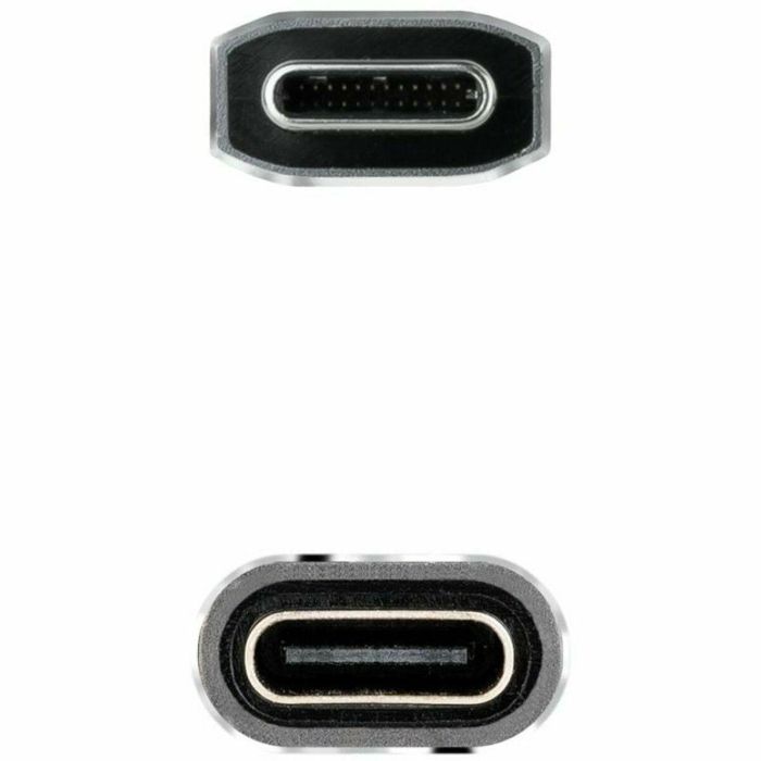 Cable USB NANOCABLE USB 3.2 GEN2x2 100W C/M-H Negro 1,5 m 13