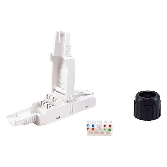 Equip Conector RJ45 Cat.6 UTPMontaje sin Herramientas Kit 5 Uds Color Blanco Equip Conector RJ45 Cat.6 UTPMontaje sin Herramientas Kit 5 Uds Color Blanco