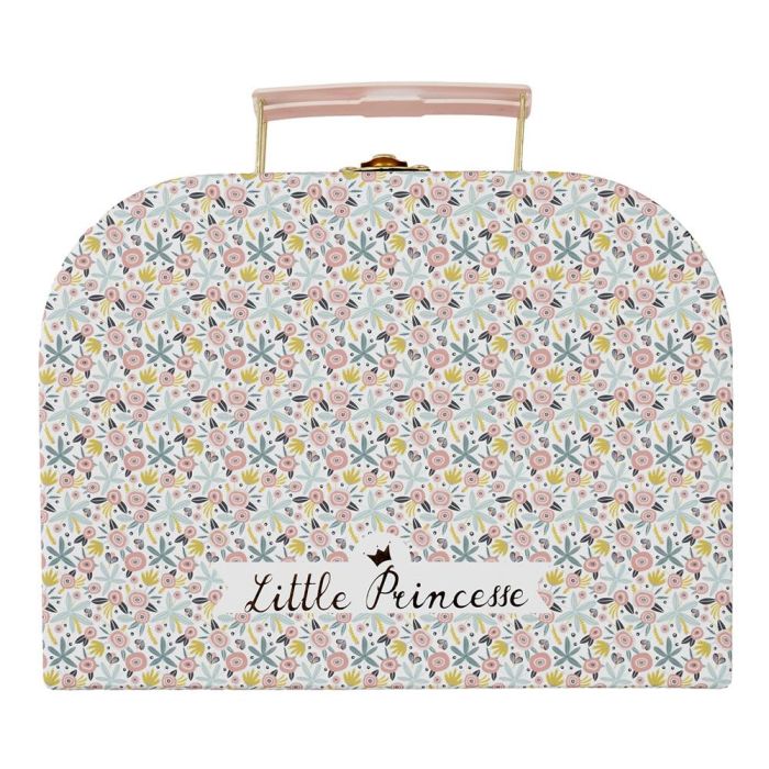 Home Deco Kids Juego de 3 Maletas de Cartón para Niños con Estampados y Asa de Transporte 5