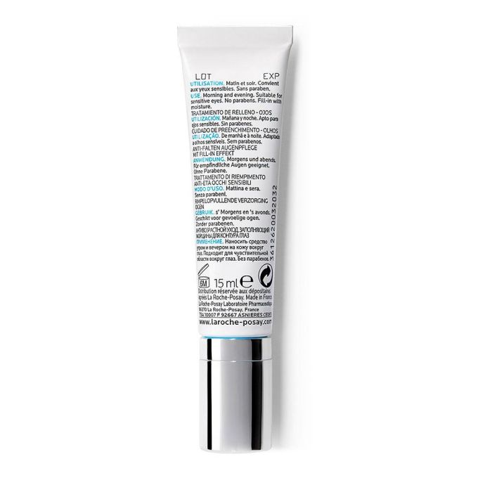 La Roche Posay REDERMIC C yeux Contorno de ojos antioxidante anti-arrugas con 5% Vitamina C pura para miradas apagadas, 15 ml 3