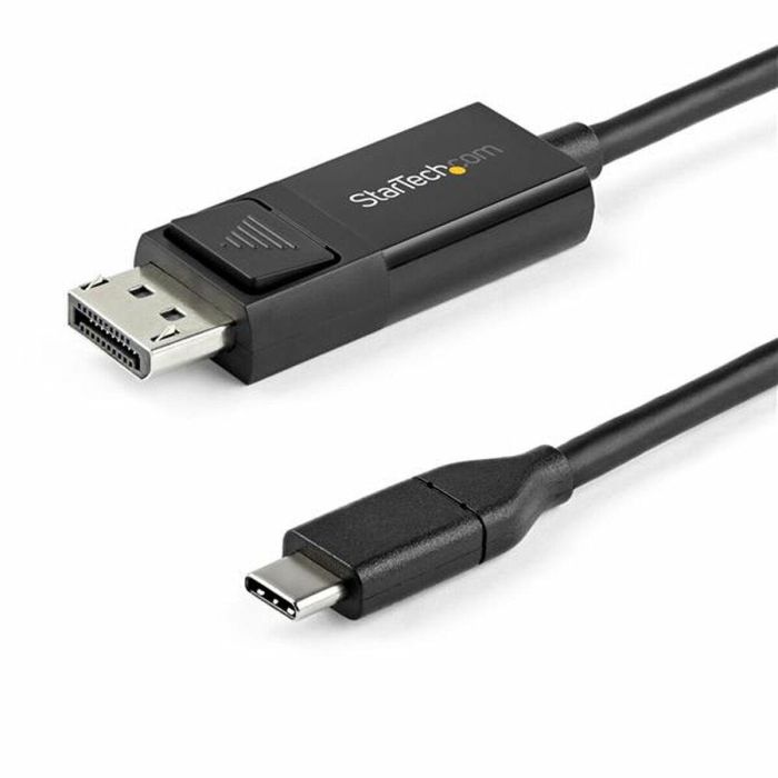 Adaptador USB C a DisplayPort Startech CDP2DP1MBD Negro 1 m 3 Adaptador USB C a DisplayPort Startech CDP2DP1MBD Negro 1 m 3