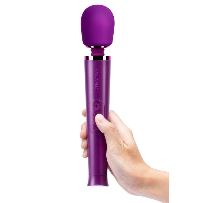 Vibrador Le Wand Petite Cherry Morado Violeta 15 Vibrador Le Wand Petite Cherry Morado Violeta 15
