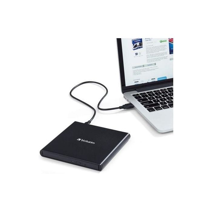VERBATIM Grabadora Externa CD/DVD SLIMLINE 2