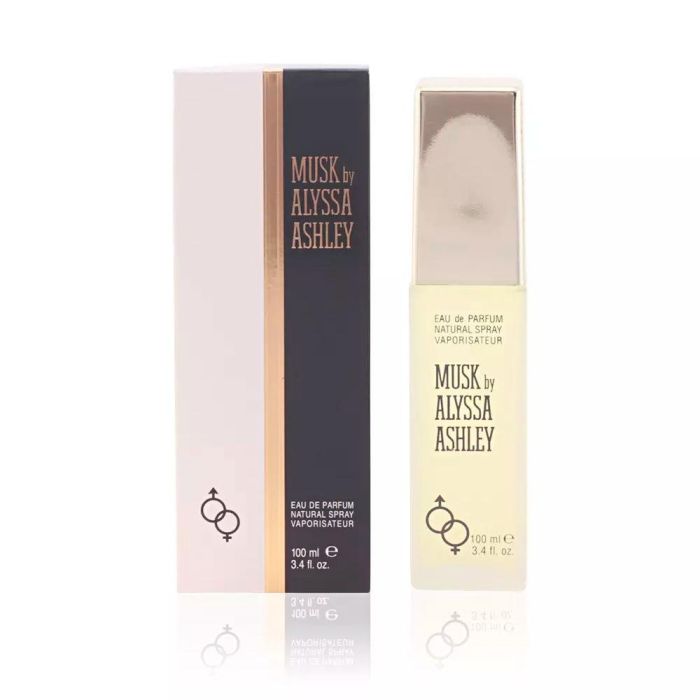 Alyssa Ashley Musk Eau De Parfum Vaporizador 100 mL - Floral Amaderada Almizcle con Bergamota, Cardamomo, Heliotropo y Sándalo 1