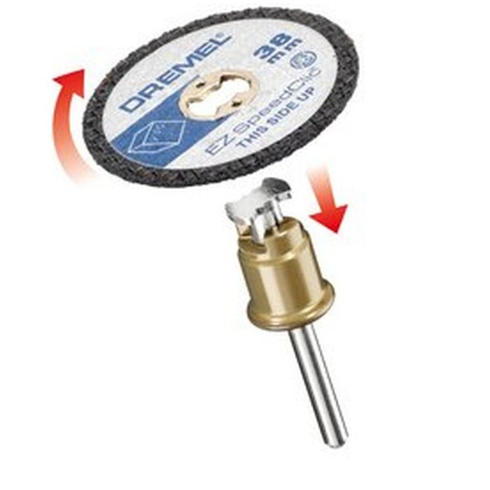 Dremel EZ Speedclic 12 Discos para Cortar Plástico 38mm 4