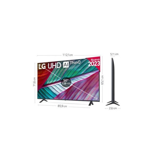 LG 50UR781C0LK TV UHD 4K de 50" Smart TV webOS23 HDR10 Pro Dolby Digital Plus Procesador 4K a5 Gen6 2