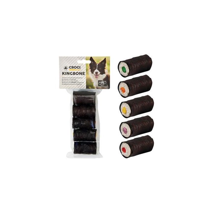 Croci Hueso Munchy Sushi 4 cm 20 gr Sabores Surtidos Pack De 4 Uds - 4 cm