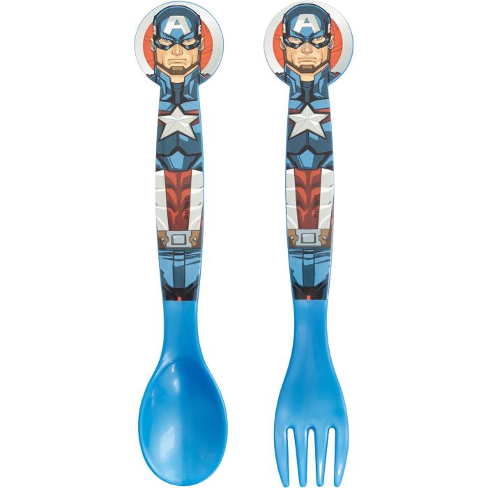 Juego De Cubiertos 2 Piezas Pp En Polybag Los Vengadores CZ11397 1