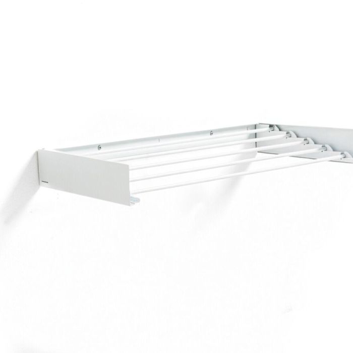 Tendedero de Pared Plegable Extensible Retráctil Dryva 80 InnovaGoods 4 Tendedero de Pared Plegable Extensible Retráctil Dryva 80 InnovaGoods 4