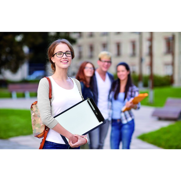 Maul Portanotas DIN A4 Plástico Reciclado con Pinza, Negro 2 Maul Portanotas DIN A4 Plástico Reciclado con Pinza, Negro 2