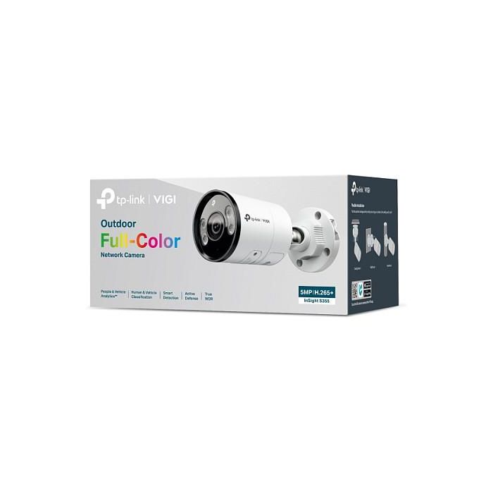 TP-LINK Cámara IP Bullet Exterior VIGI INSIGHT S355(6MM) 5MP Full-Color para Videovigilancia
