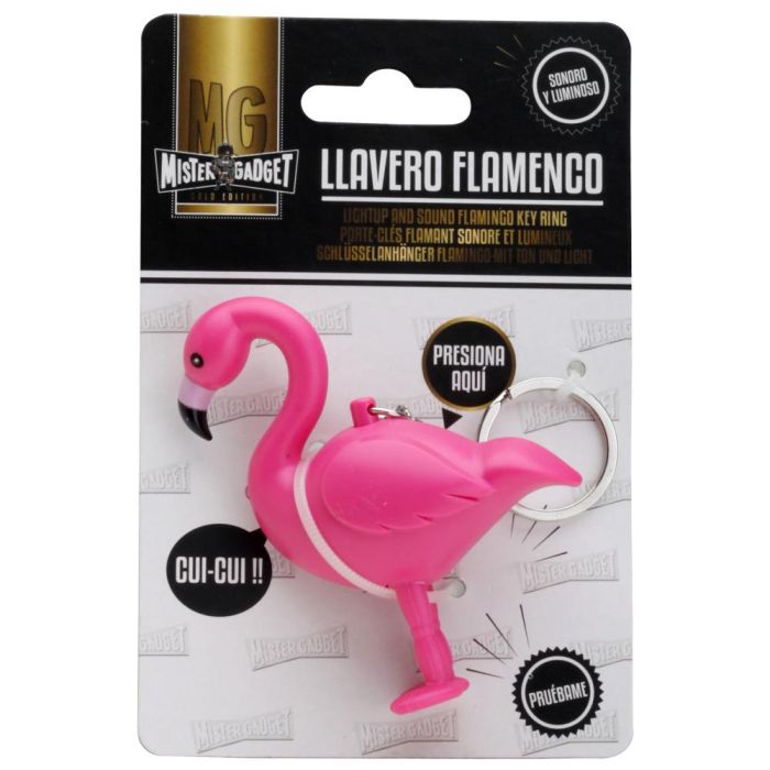 Llavero Flamenco Con Luz-Sonido Mister Gadget