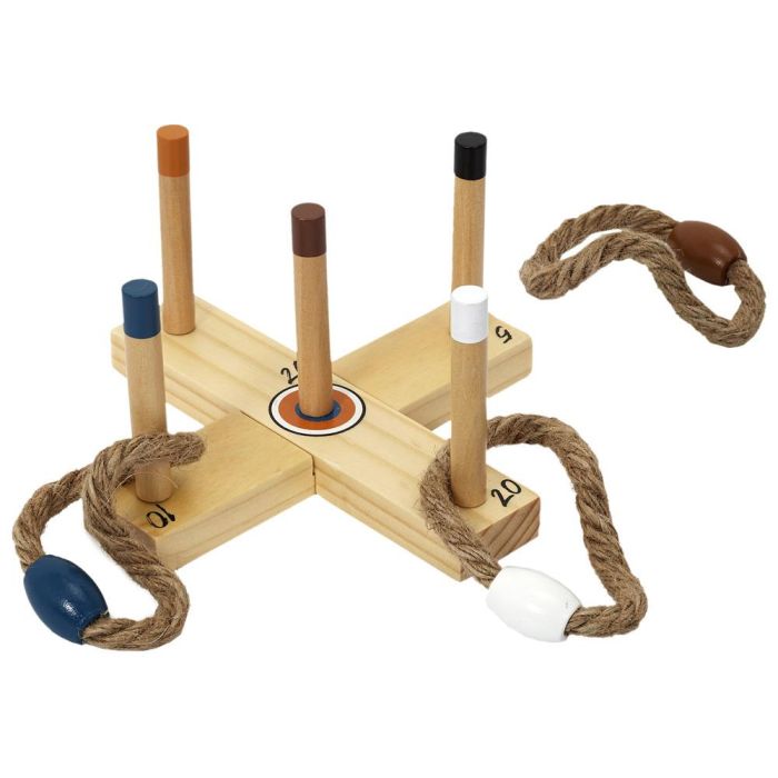 Juego Lanzar Anillas Madera Mister Gadget 1