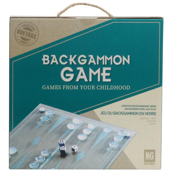 Juego Backgammon De Vidrio Mister Gadget 2