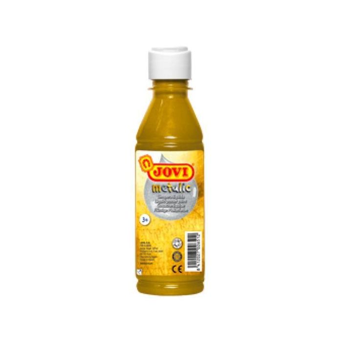 Jovi Témpera Líquida Metallic Oro Botella De 250 mL Jovi Témpera Líquida Metallic Oro Botella De 250 mL