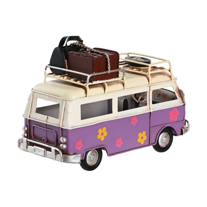 Figura Decorativa DKD Home Decor Amarillo Azul Lila Vintage 17 x 7,5 x 11,5 cm (3 Unidades) 2 Figura Decorativa DKD Home Decor Amarillo Azul Lila Vintage 17 x 7,5 x 11,5 cm (3 Unidades) 2