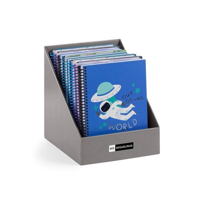 Agenda Escolar (2025-26) Miquelrius Junior Espiral Tapa Extra Plus 4º 150X213 S/V Apais. Surtido Expositor De 16