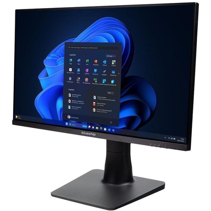 bluechip BUSINESSline AIO2350 i5 14400 W11Pro. 23.8" LED IPS. 16GB 500GB SSD. Intel® Wi-Fi 6 AX201. Bluetooth 2