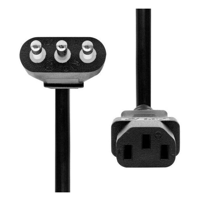 ProXtend Cable de Alimentación PC-LC13-003 Italia a C13 3 Metros Negro 1