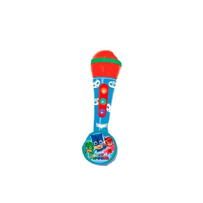 Microfono de mano con amplificador y ritmos pj mask Microfono de mano con amplificador y ritmos pj mask