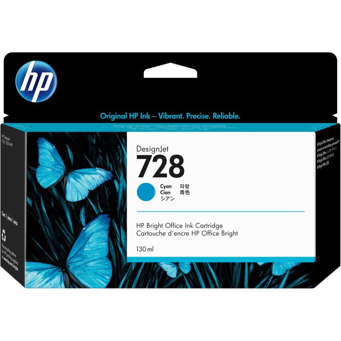 HP DesignJet T730 Cartucho Cian Nº728