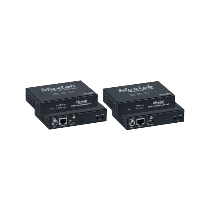 Kit Transmisor-Receptor Hdmi Ir Hdbaset 4K Con Alimentación Poe 1 Kit Transmisor-Receptor Hdmi Ir Hdbaset 4K Con Alimentación Poe 1