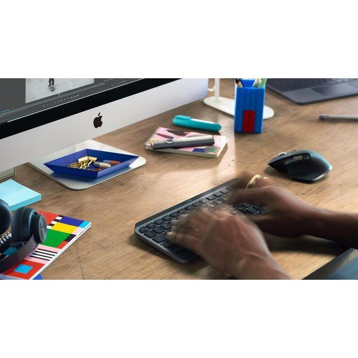 Logitech MX Keys Mini Teclado Inalámbrico Iluminado Minimalista Bluetooth / Logi Bolt QWERTY Nórdico (DK/NO/SE/FI) Grafito con Teclas Fn Inteligentes 4