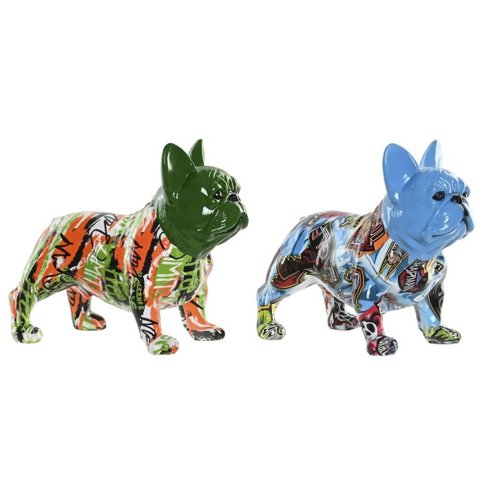 Figura Urban DKD Home Decor Azul Verde 25 x 21 x 12 cm (2 Unidades) 0 Figura Urban DKD Home Decor Azul Verde 25 x 21 x 12 cm (2 Unidades) 0