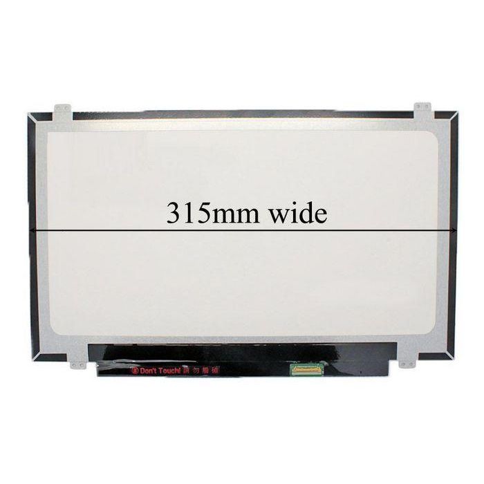 CoreParts Panel LCD FHD Mate 14,0", 1920x1080, Original, 315mm ancho, conector 30 pines Inferior Derecho, 4xSoportes IPS