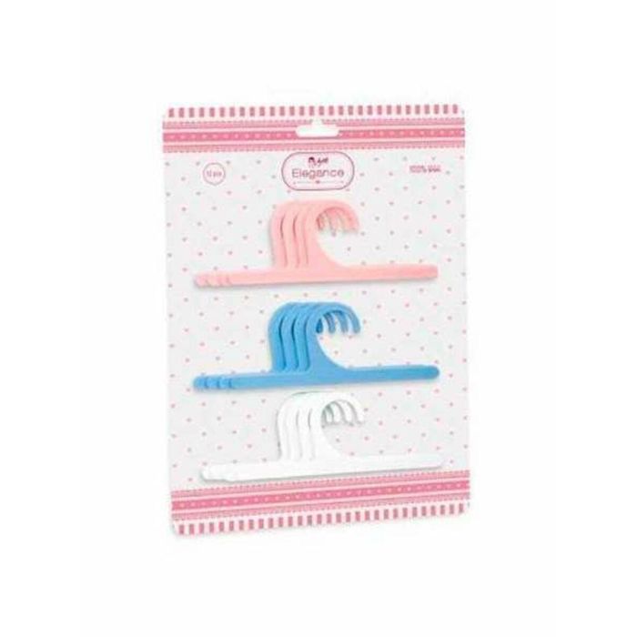 Set 4 perchas 4 rosa, 4 azul, 4 blanca ( 12 unidades) 3 Set 4 perchas 4 rosa, 4 azul, 4 blanca ( 12 unidades) 3