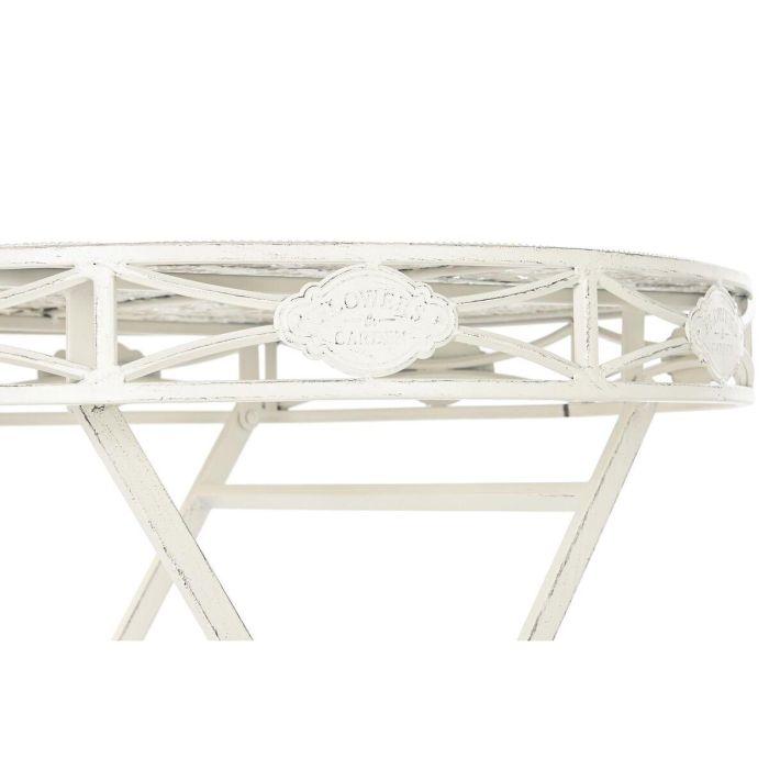 Mesa Comedor Terraza Y Jardin DKD Home Decor Blanco 70 x 73 x 70 cm 2 Mesa Comedor Terraza Y Jardin DKD Home Decor Blanco 70 x 73 x 70 cm 2